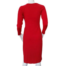 Lady Long Sleeve Side Split Zipper Up Slim Fit Red Bodycon Dress Plus Size  J4U66