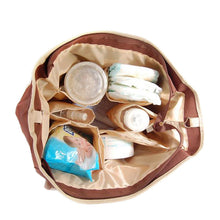 Waterproof Mummy Bag For Baby Durable Nappy Bags Medium Print Zipper Shoulder Bag & J4U66