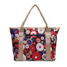 Waterproof Mummy Bag For Baby Durable Nappy Bags Medium Print Zipper Shoulder Bag & J4U66