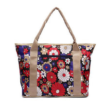 Waterproof Mummy Bag For Baby Durable Nappy Bags Medium Print Zipper Shoulder Bag & J4U66