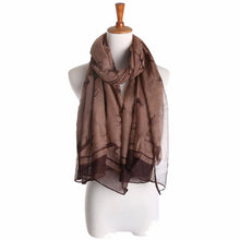 Women Ladies Elk Pattern Print Long Scarf Warm Wrap Shawl  J4U66