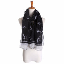 Women Ladies Elk Pattern Print Long Scarf Warm Wrap Shawl  J4U66