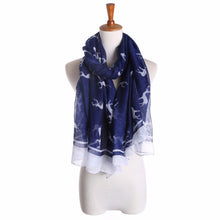 Women Ladies Elk Pattern Print Long Scarf Warm Wrap Shawl  J4U66