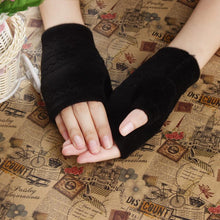 Women Girls Delicate Thick Warm Gloves Keyboard Leak Finger Gloves Fast Shipping J4U66