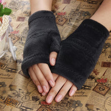 Women Girls Delicate Thick Warm Gloves Keyboard Leak Finger Gloves Fast Shipping J4U66
