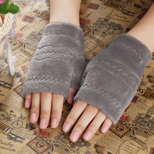 Women Girls Delicate Thick Warm Gloves Keyboard Leak Finger Gloves Fast Shipping J4U66