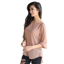 Women Long Sleeve Chiffon Casual Blouse Shirt Tops Lace Blouses Fast Shipping J4U66