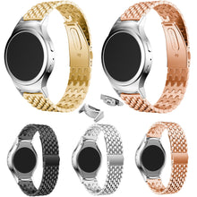 Luxury Genuine Stainless Steel Bracelet Watch Band Strap + Connector For Samsung Galaxy Gear S2 SM-720 J4U66