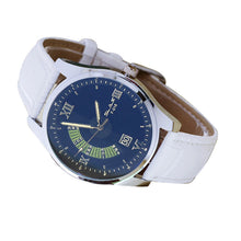 Relogio Masculino Fashion Pattern Leather Band Analog Quartz-watch Men Watches Relogio Reloj Marketing J4U66