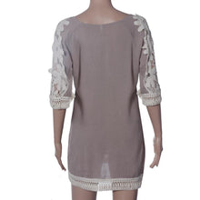 Embroidery Women Elegant Fashion Lace Short Mini Dress Vestidos De Renda Festa Femininas J4U66