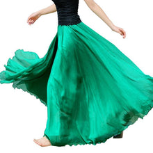 Style Skirts Womens High Waist Pleated Long Skirt Ladies Casual Beach Maxi Skirts saia faldas 11 Colors J4U66