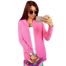 Top Women Cardigan KnittedLong Sleeve Cardigan Feminino Fashion Sweaters Coat Outwear J4U66