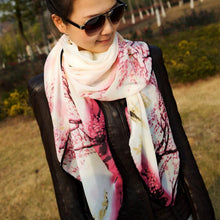 Women Tree Print Wrap Shawl Scarf Sarong Soft Long Voile Stole Scarves J4U66