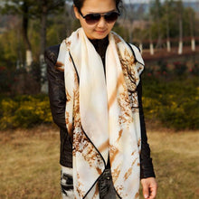 Women Tree Print Wrap Shawl Scarf Sarong Soft Long Voile Stole Scarves J4U66