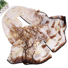 Women Tree Print Wrap Shawl Scarf Sarong Soft Long Voile Stole Scarves J4U66