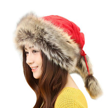 Women Fur Cap Warm Hats Girl Knitting Caps Ladies Beanie Wool Hat Fast Shipping J4U66