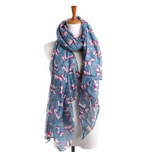 Women Ladies Puppy Print Long Scarf Warm Wrap Shawl  J4U66
