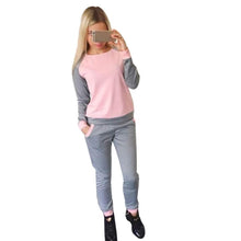 Women Tracksuit Sweatshirt Coat+Pant Trouser Casual Suit Women Clothing Hoodies Set  J4U66