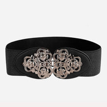 Women Fashion Lady Bohemian Style Retro Stretch Wide Elastic Belt Dress Adornment For Women  J4U66