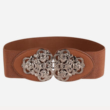 Women Fashion Lady Bohemian Style Retro Stretch Wide Elastic Belt Dress Adornment For Women  J4U66
