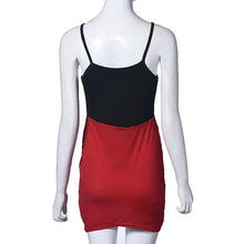 Women Sleeveless Casual Dress Cocktail Short Slim Backless Mini Dress  J4U66