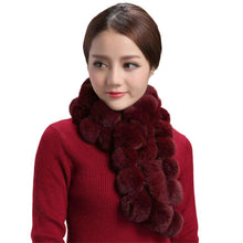 Women Scarf Lady Casual Fur Scarves Fur Ball Velvet Scarf Stretchy Soft And Fashionable J4U66