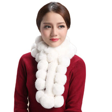 Women Scarf Lady Casual Fur Scarves Fur Ball Velvet Scarf Stretchy Soft And Fashionable J4U66