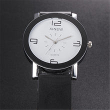 XIMen's Casual Quartz Dial Hour Digital Clock Leather Quartz Wrist Watch Round Case Unique Couple Gift Clock J4U66