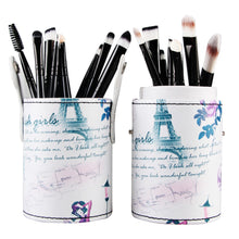 20pc Makeup Brushes Cosmetic Set Eyeshadow Brush Eyeliner Blusher Cosmetic Tools+ Leather Cup Holder Case  J4U66