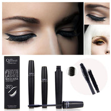 2pc Makeup Eyelash Long Curling Fiber 3D Mascara Eye Lashes Extension Mascara Cream J4U66