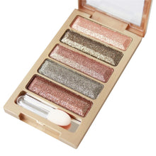 5 Colors Diamond pigment makeup eyeshadow pallette to eye kit maquiagem eye shadow beauty naked pallette J4U66