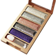 5 Colors Diamond pigment makeup eyeshadow pallette to eye kit maquiagem eye shadow beauty naked pallette J4U66