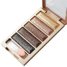5 Colors Diamond pigment makeup eyeshadow pallette to eye kit maquiagem eye shadow beauty naked pallette J4U66