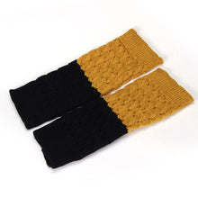 Amazing Patchwork Color Knitted Leg Warmers for Women Boot Socks Cover for Girl Women J4U66