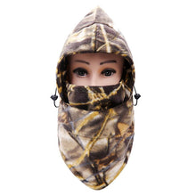 And Warm Cold Protection Face Neck warm Outdoor Thick Camouflage Cap  J4U66