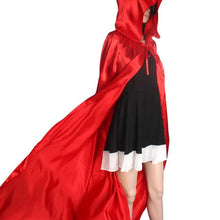 Black/Red/Purple Halloween Hooded Cloak Coat Wicca Robe Medieval Cape Wedding Cloak Cosplay Coat Shawl J4U66