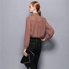 Blusas Femininas Sexy Women Sheer Shirts Dress Long Sleeve Pocket Casual Blouse Tops Plus Size S-XL For Women J4U66