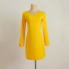 Casual Women Dress Long Sleeve Backless Evening Party Mini Dress Vestidos Plus Size J4U66