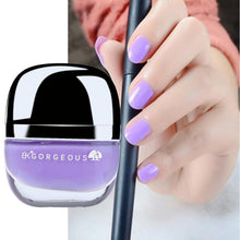 Charming Women Sweet Girl Color Long Lasting Liquid Manicure Soak-off lacquer Nail Art Tape Magic Nail Polish finger J4U66