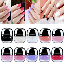 Charming Women Sweet Girl Color Long Lasting Liquid Manicure Soak-off lacquer Nail Art Tape Magic Nail Polish finger J4U66