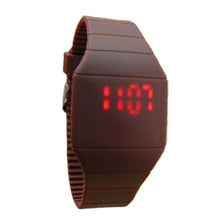 Children's Classical LED Fashion Colorful Fashion The Jelly Ultra-Thin Ssilicone Sport Wrist Watch & J4U66