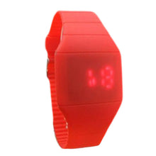 Children's Classical LED Fashion Colorful Fashion The Jelly Ultra-Thin Ssilicone Sport Wrist Watch & J4U66