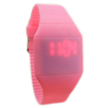 Children's Classical LED Fashion Colorful Fashion The Jelly Ultra-Thin Ssilicone Sport Wrist Watch & J4U66