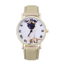 Dog Patterns Leather Band Analog Korean Mini Watch Luxury Brand Whatch Quartz Vogue Wrist Watches J4U66