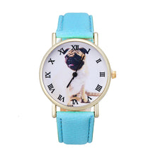 Dog Patterns Leather Band Analog Korean Mini Watch Luxury Brand Whatch Quartz Vogue Wrist Watches J4U66