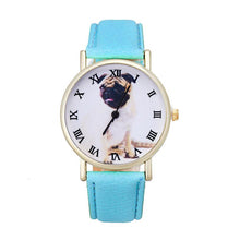 Dog Patterns Leather Band Analog Korean Mini Watch Luxury Brand Whatch Quartz Vogue Wrist Watches J4U66