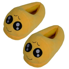 Emoticon Face Plush Slipper Expression Men And Women Slippers House Shoes  J4U66