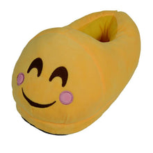 Emoticon Face Plush Slipper Expression Men And Women Slippers House Shoes  J4U66