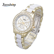 Fashion Chain Analog Quartz Roman Numerals Wrist Watches Women Relojes mujer J4U66