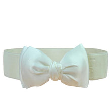 Fashion Lady Wide Elastic Stretch Bowknot Bow Tie Belt Waistband 5 Colors & J4U66